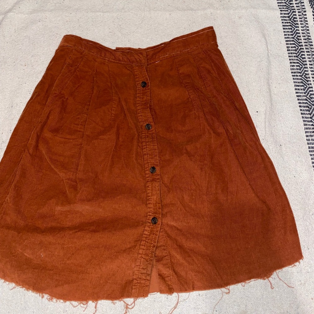 Handmade corduroy skirt